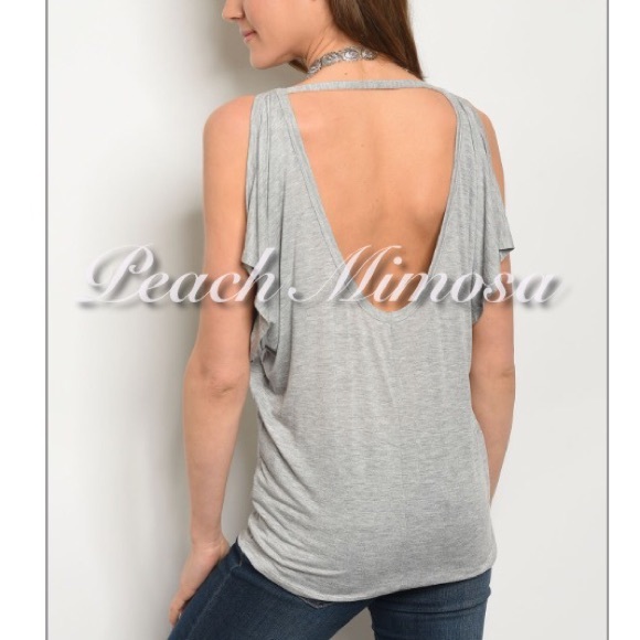 Scoop back flutter tee - Picture 3 of 5